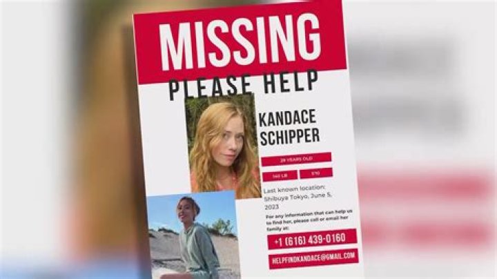 Missing Kandace Schipper Update: Kandace Was Last Seen on June 4 In Shibuya City, Tokyo