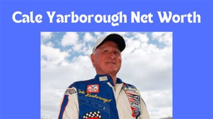 NASCAR legendary racer Cale Yarborough Net-Worth