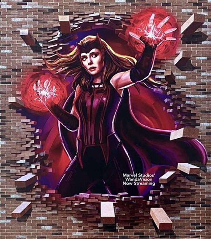 New WandaVision Poster Shows Off A Scary Looking Scarlet Witch