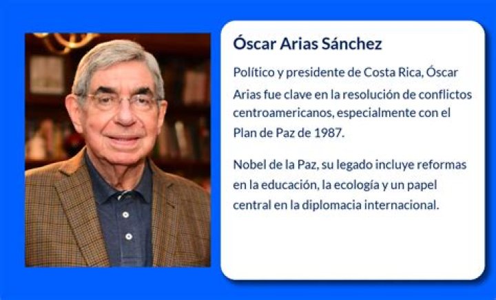 Oscar Arias Sanchez Biography - Facts, Childhood, Family Life & Achievements of Costa Rican President