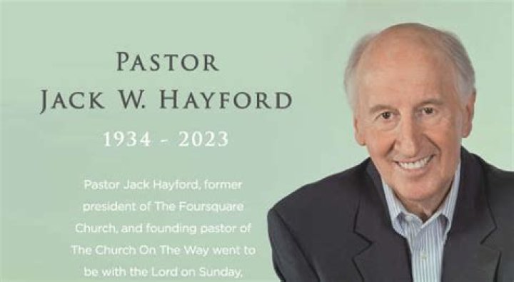 Pastor Jack Hayford funeral, burial service, pictures, date, time, venue