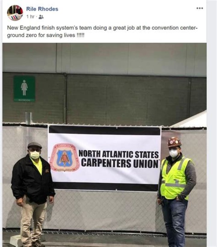 Rile Rhodes Dies Of Heart Attack, North Atlantic States Carpenters Union Member