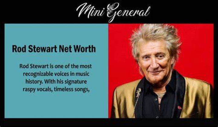Rod Stewart career earnings and net worth