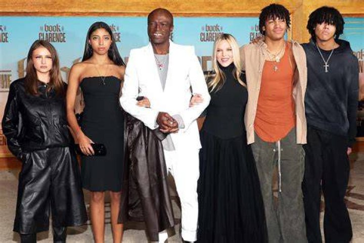 Seal children: Leni Olumi Klum, Lou Sulola Samuel, Henry Günther Ademola Dashtu Samuel, Johan Riley Fyodor Taiwo Samuel