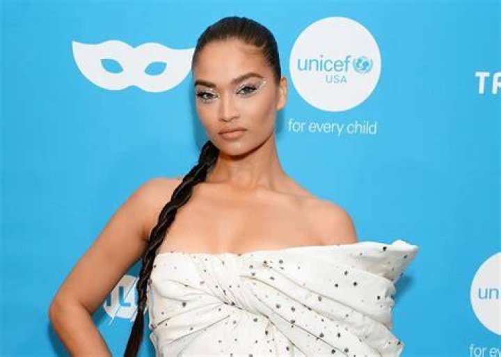 Shanina Shaik Glows In Glitter Mask At The 2019 UNICEF Masquerade Ball