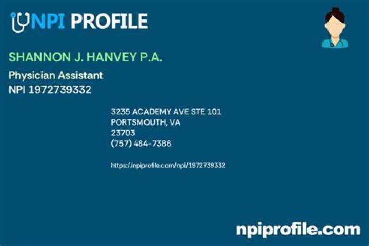 Shannon Hanvey, PA – Portsmouth, VA