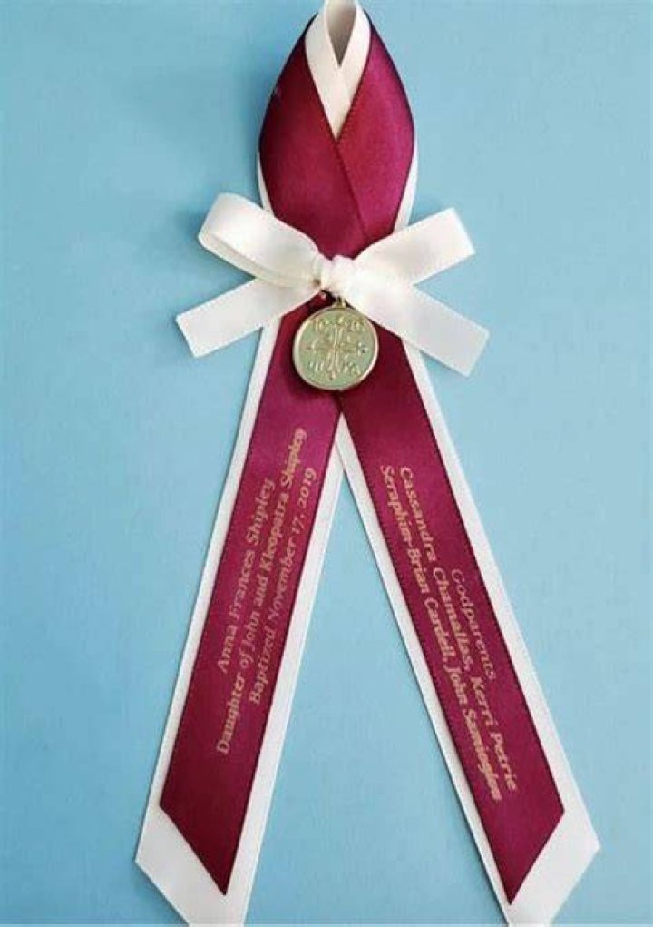 Special Title Center Ribbon for Witness Pin (Not the complete witness — Blessed Celebration
