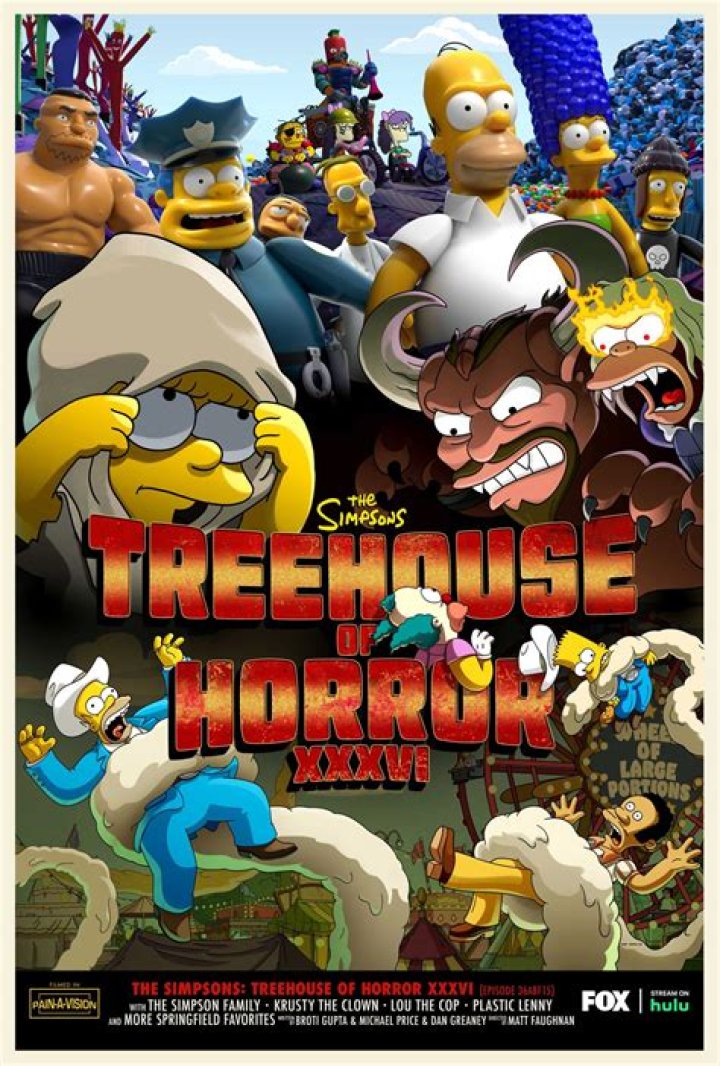 The Simpsons Treehouse Of Horror XXX Poster Parodies Stranger Things