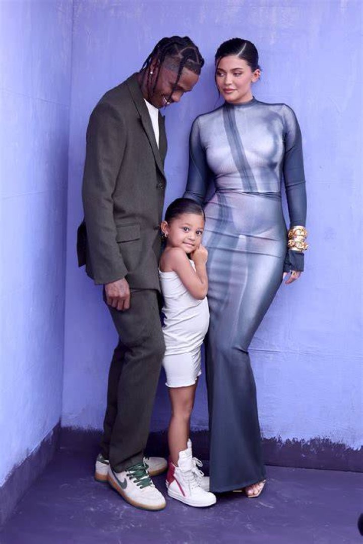 Travis Scott Tells Kylie Jenner That He Loves What He Sees After She Posts This Picture In A Sheer Dress