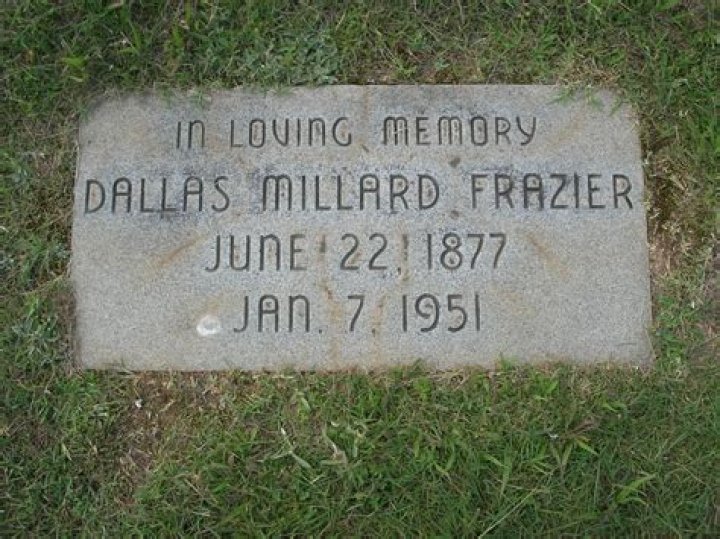 What did Dallas Frazier die from?