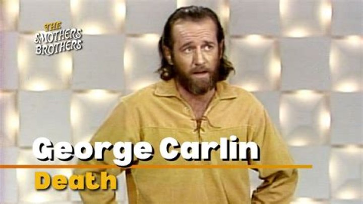 What did George Carlin The comedian died from?