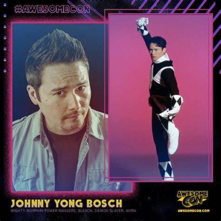 What is Johnny Yong Bosch’s name and role in Power Rangers?