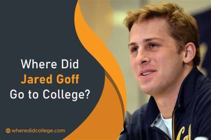 Where did Jared Goff go to college? Did Jared Goff play college football?