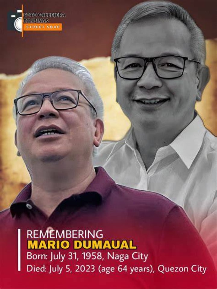 Who Was Mario Dumaual?Age, Biography, Wife, Son, Net-Worth