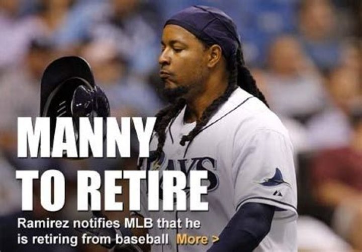 Why did Manny Ramirez retire?