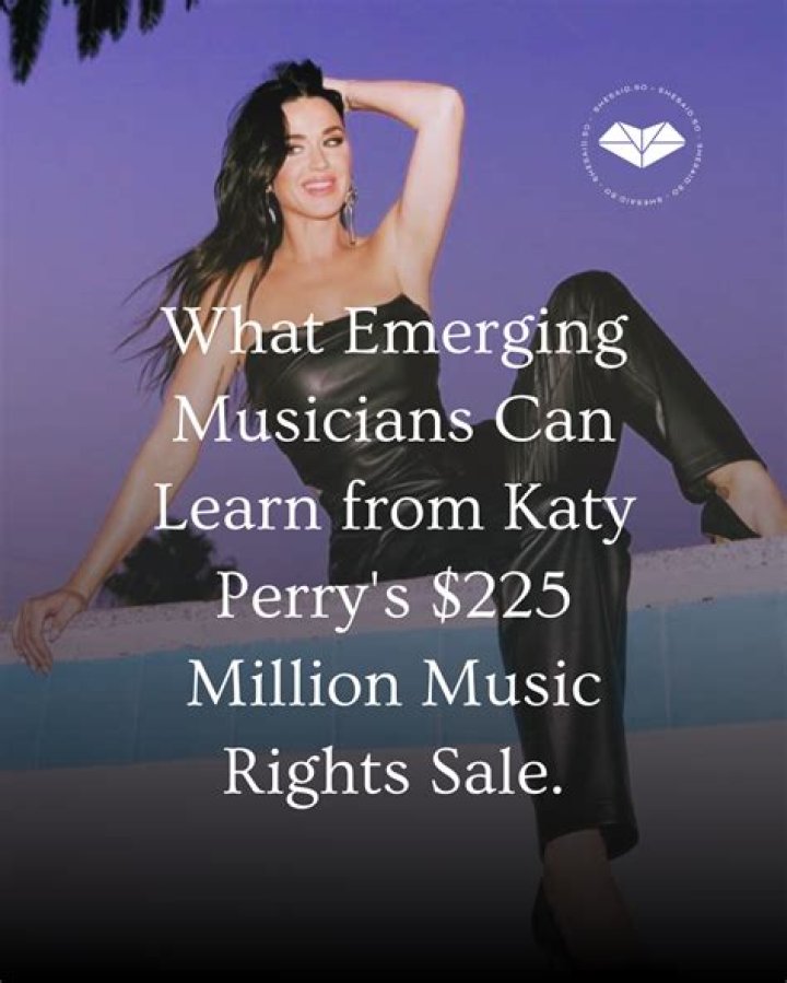 Why has Katy Perry sold the rights to her catalog to litMUS Music?